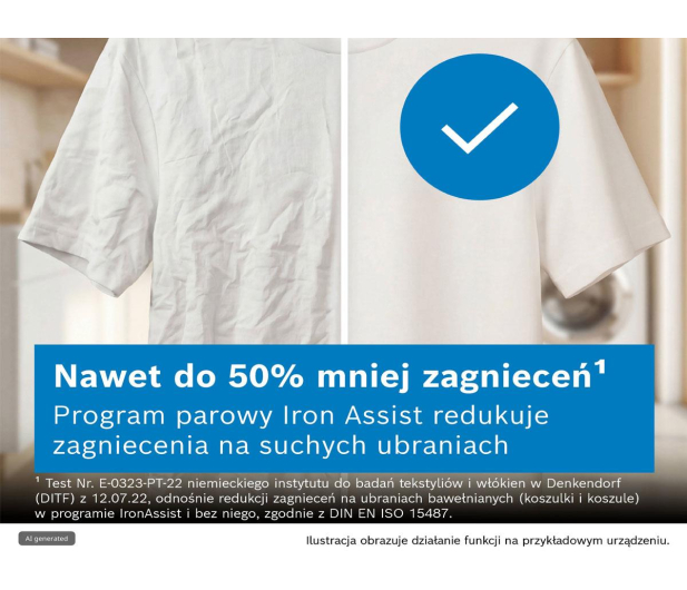 BOSCH Serie 4 WAN28199PL 8 kg 1400 obr Program Higiena Plus ActiveWater Plus SpeedPerfect Silnik EcoSilence Drive™ - 1343565 - zdjęcie 5